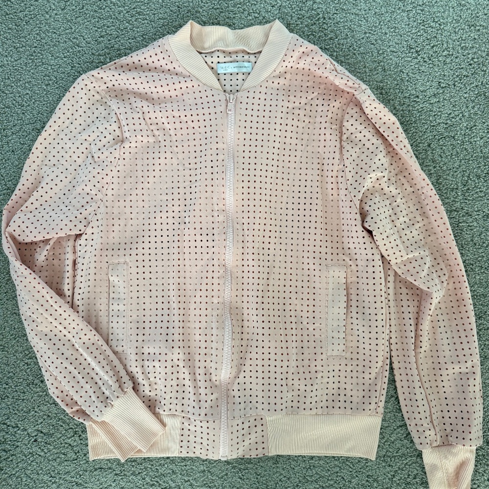 Touché LA x Morgan Stewart Light Pink Bomber Medium